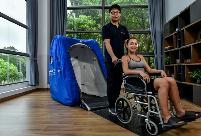 sitzende hyperbare Kammer für den Heimgebrauch